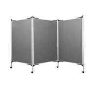 Juego de paneles para presentaciones móviles magnetoplan, 3 paneles para alfileres, 4 columnas