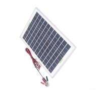 Juego de paneles solares de 20 W con regulador de carga de 10 A para 12 V, policristalino, resistente al agua, para camping, para caravana, barco, jardín (panel solar)