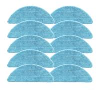 Juego de paños de fregona para robot Ilife G9 G9pro V9 V9pro Accesorios de aspiradora azul suave absorbente almohadillas de limpieza reemplazo directo 4 unidades (paquete de 10)