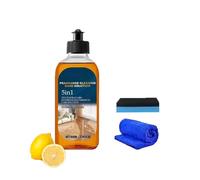 Juego de paños de limpieza 5 en 1, solución de cuidado de la fragancia, mancha de doble acción y eliminador de olores, abrillantador de suelos de madera dura y restaurador para un brillo natural
