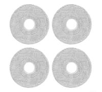 Juego de paños de microfibra para Xiaomi Robot Vacuum S40 Pro / OV71GL, almohadillas de repuesto lavables y reutilizables para limpieza de suelos con fácil fijación (paquete de 4)