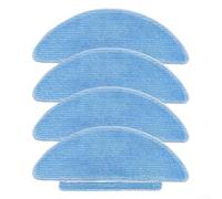 Juego de paños de repuesto para fregona Cecotec para Conga Pet para aspiradora Vital 05846, tela de microfibra, paquete de 4 o 10 para una limpieza eficaz del polvo y la suciedad (paquete de 4)