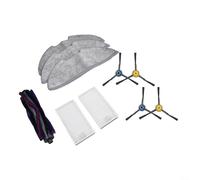 Juego de paños de repuesto para fregona con filtro lateral principal para M9, para Eureka NERE10s E10S, captura de polvo de alta eficiencia y piezas de barrido para un rendimiento óptimo de vacío (A)