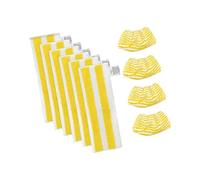 Juego de paños de repuesto para limpiador a, almohadillas de microfibra blancas y cubiertas reutilizables para piso y boquilla, cuidado del hogar, almohadilla de microfibra para trapeador a paño