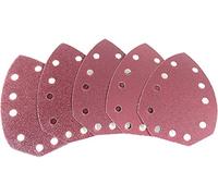 Juego de papel de lija con perforación para lijadora de mano Parkside | Apto para PKGA 14.4 A1 | PKGA 20-Li C2 | PHS 160 C4 | grano 60/120/240 | Adhesión de | Para dispositivos de aspiración de polvo