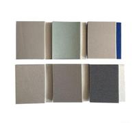 Juego de papel de lija de esponja 6pcs 75x100mm para metal | Juego de 6 piezas, rango de grano 300-3000, uso en seco húmedo, tamaño de 75 x 100 mm, pulido industrial