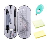 Juego De Papelería De 8 Piezas, Cuchillo De Grabado De 1 Pieza, 100 Notas Y 100 Notas, Herramientas De Dibujo, Papelería Para Estudiantes Y Suministros Escolares.