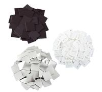 Juego de paquete de material: 100 unidades en total, ideal para manualidades, proyectos de bricolaje, suministros escolares y organización, perfecto para uso doméstico o en el aula