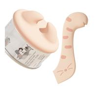 Juego de para alimentos para mascotas: sellador de latas de silicona flexible, combo de utensilios de abridor compacto | Mantiene la frescura segura durante el almacenamiento, ayuda de alimentac