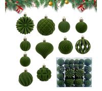 Juego de para árbol de Navidad, bolas inastillables, juego de Navidad