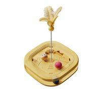 Juego de para Gatos, Laberinto Antideslizante con Bolas, Accesorio Estimulante de Enigma y, para Gatitos de Interior, enriquecimiento Despertar rascador de Ejercicio