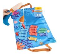Juego De para - Juego De Aprendizaje De Tela - Juguete Educativo Sensorial Interactivo con Embotamiento para Piscina Bañera Actividades Preescolares