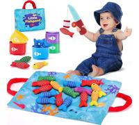 Juego de para niños - Juguete sensorial de Tela, Juego de Captura | Actividad de conteo Educativo, Tarea de Aprendizaje de Colores, desafío de números Dulce y Herramienta de Desarrollo