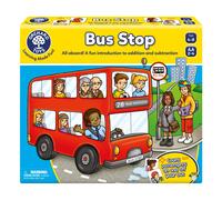 Juego de Parada de Autobϊs de Orchard Toys Moose Games. Una divertida introducciσn a la suma y la resta. Recoge y deja pasajeros en tu autobϊs. P