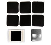 Juego de parches para neumáticos de bicicleta, 6 piezas a prueba de fugas, parche de manguera adhesivo fuerte, almohadilla de reparación de neumáticos duradera, parche compacto de reparación de