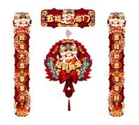 Juego de parejas para festival de primavera de serpiente, para decoración temática de la nueva serpiente, buenas fortunas, decoraciones de Año Nuevo chino