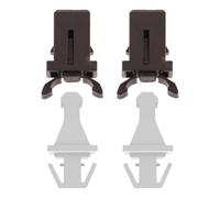 Juego de pasador y pestillo de repuesto para tapa de contenedor compatible con Brabantia para tapa rota, atrapa cubos de basura de repuesto de 20 L, 30 L, 40 L, 45 L, 50/60 L (paquete de 2 pares)