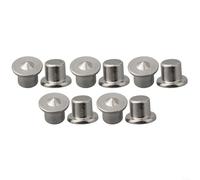 Juego de pasadores centrales para carpintería, 10 unidades con varios tamaños 6, 8, 10, 12 mm para una transferencia precisa de posición del agujero entre tablas unidas (10 mm)