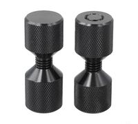 Juego de pasadores de alineación de brida de 1-1/8 pulgadas, herramienta de posicionamiento de 2 agujeros para tubos ASME de 150 libras, aluminio endurecido 6061 con acabado de óxido negro, diseño