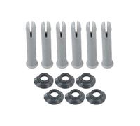 Juego de pasadores y juntas de repuesto para piscinas de acero eléctrico, 65 mm de largo, compatible con modelos Pro Frame 15427 561BW 56444, paquete de 6 o 10 unidades