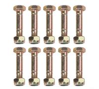 Juego de pasadores y tuercas de corte 516 compatible con sopladores de nieve Ariens modelo 52100100 PRO que soporta múltiples anchos para un funcionamiento estable en invierno (10 piezas)