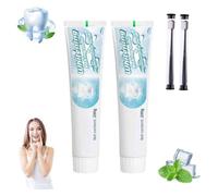 Juego de pasta de dientes blanqueadora Scoban, nueva fórmula Scoban potente 2025 para una sonrisa más brillante, blanqueamiento dental Scoban con bicarbonato de sodio, elimina las manchas y promueve