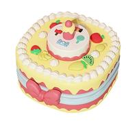 Juego de Pastel de Cumpleaños de Masa de Color con Moldes Exquisitos y Sonido para Niños, Juego de Chef, de Arcilla Ultraligera No Tóxica para Fiesta de Cumpleaños de Niñas (Pink)