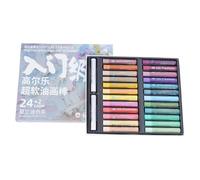 Juego De Pasteles Óleo Suaves 24/36/48 Colores Lápices Colores Surtidos Para Dibujar Pintura Para Estudiantes Suministros Arte Suaves