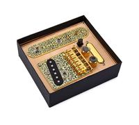 Juego de pastilla de cuello de guitarra de 6 cuerdas, placa de puente de guitarra, piezas de repuesto para guitarra eléctrica, placa de control de 3 vías, placa de control de 3 vías para guitarra 6