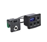 Juego de pastilla guitarra acustica Preamplificador De Guitarra Eléctrica Acústica, Pastilla EQ, Sintonizador Digital, Preamplificador, Sistema Sintonizador De 4 Bandas Con Sintonizador De Pantalla LC