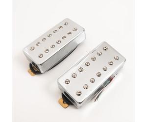 Juego de pastilla Humbucker de 7 cuerdas para guitarra eléctrica, pastillas profesionales de alto rendimiento con cubiertas de metal cromado, cableado de 4 conductores, juego de pastilla de cuello y
