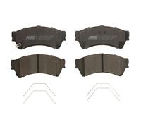 Juego de pastillas de freno ABE C13062ABE, delante