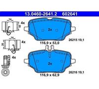 Juego de pastillas de freno ATE 13.0460-2641.2 GLE (V167) 2 2018-2023