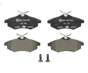 Juego de pastillas de freno ATE 13.0460-2871.2 CITROEN C2 (JM_) 1.1 2003-2012