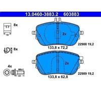 Juego de pastillas de freno ATE 13.0460-3883.2 para GLA (H247) 2 2023-
