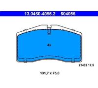 Juego de pastillas de freno ATE 13.0460-4056.2 para PORSCHE 928 5.4 1991-1995