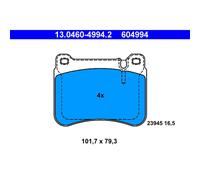 Juego de pastillas de freno ATE 13.0460-4994.2, delante