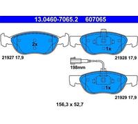 Juego de pastillas de freno ATE 13.0460-7065.2 para FIAT MAREA (185_) 1.6 1999-2