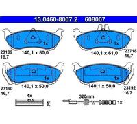 Juego de pastillas de freno ATE 13.0460-8007.2 para CLASE M (W163) 3.2 1998-2003