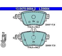 Juego de pastillas de freno ATE 13.0470-9004.2 para CLASE E (W213) 2 2022-2023
