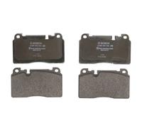 Bosch BP1697 - Pastiglie Freni Auto, Delantero - Calidad Bosch - Reducción de Ruido y Polvo - Certificación ECE-R90 - Sin Cobre - 1 Juego de 4 Pastillas