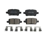 Juego de pastillas de freno BRECK 22129 00 704 00, atrás