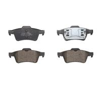 Juego de pastillas de freno BRECK 23482 00 702 00, atrás