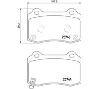 Juego de pastillas de freno BREMBO P 30 074E