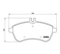 Brembo P 50 070 Pastillas de Frenos