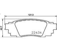 Juego de pastillas de freno BREMBO P 83 16 para LEXUS RX (_L2_) 2 2015-2017