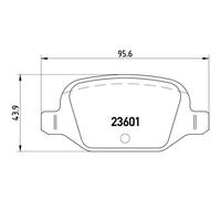Juego De Pastillas De Freno Brembo P23064 Prime Line para Citroën Fiat Lada