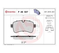 Brembo Pastillas de freno P A6 027 para IVECO Daily IV Caja/Chasis