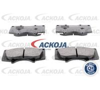 ACKOJA Juego de 4 pastillas de freno para TOYOTA: Land Cruiser, Hilux & MITSUBISHI: Shogun, Pajero, Montero & LEXUS: GX (Ref: A37-0104)