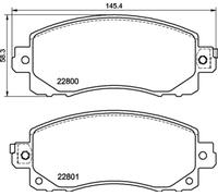 Juego de pastillas de freno delanteras BREMBO P 78 028